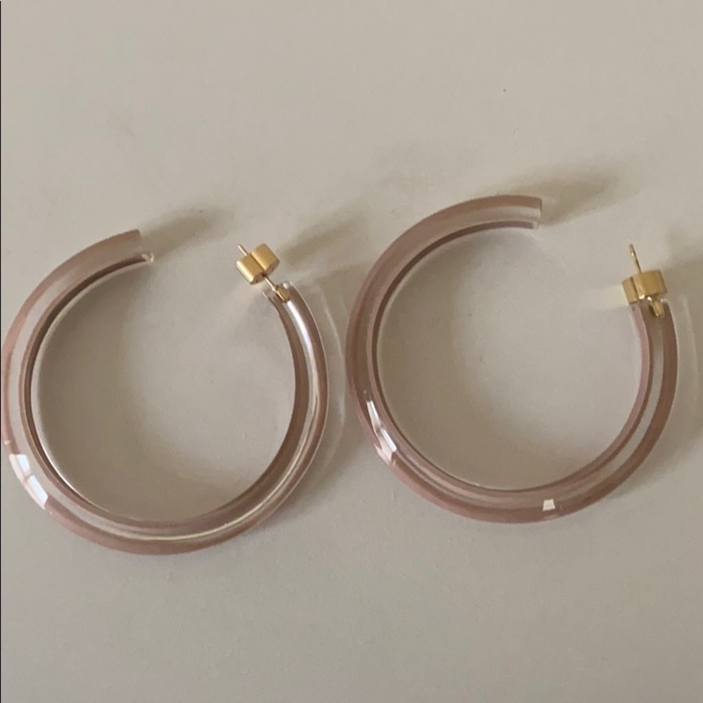 Alison Lou medium jelly hoop earrings